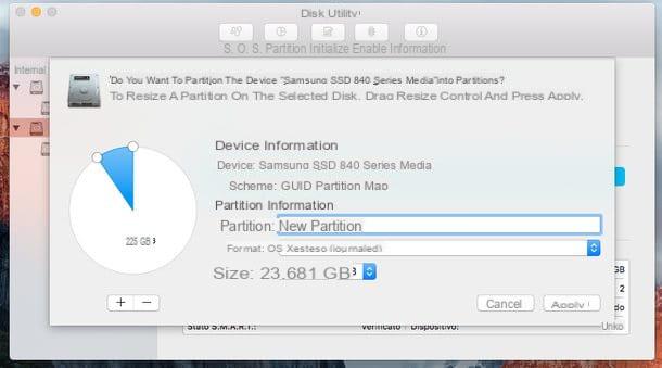 How to create partition