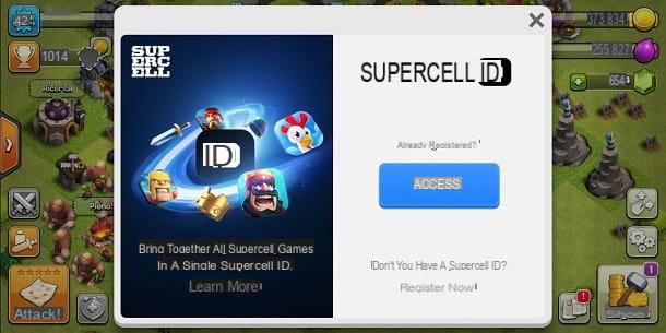 How to create a Supercell ID