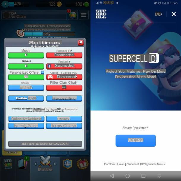 How to create a Supercell ID