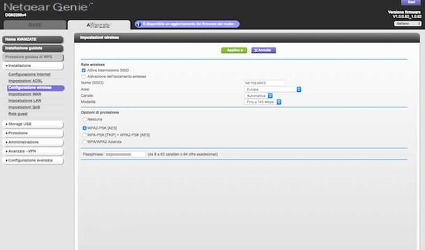 How to configure Fastweb modem