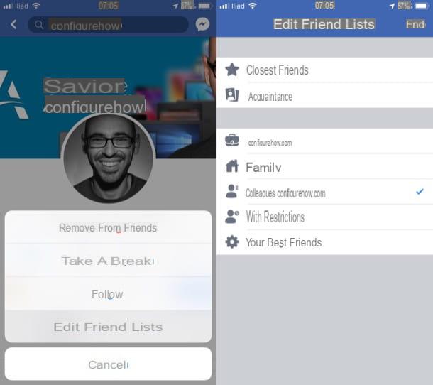 How to create Facebook friend lists