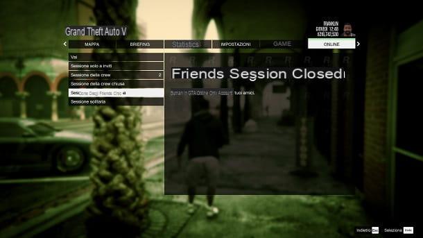 Comment créer une session privée sur GTA