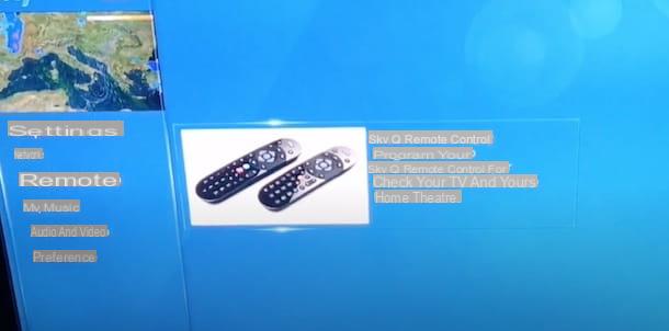 Como configurar o controle remoto Sky Q