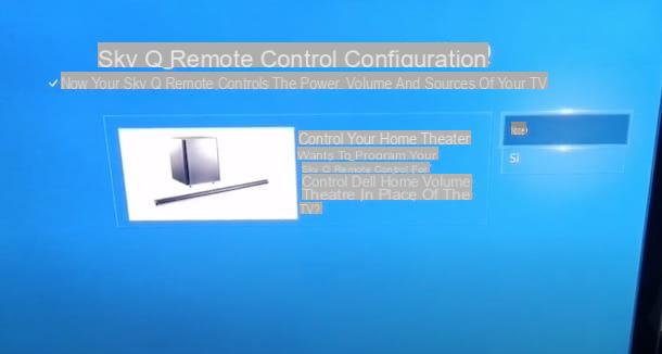 Como configurar o controle remoto Sky Q