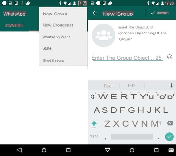 How to create a group on WhatsApp