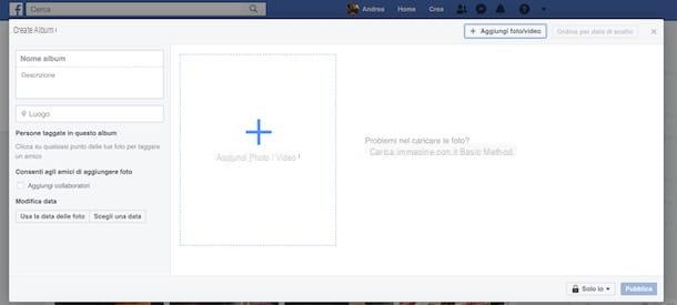 Cómo crear álbumes en Facebook