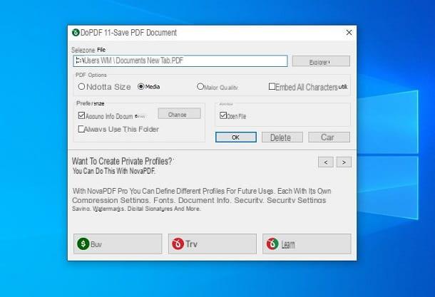 How to create PDF