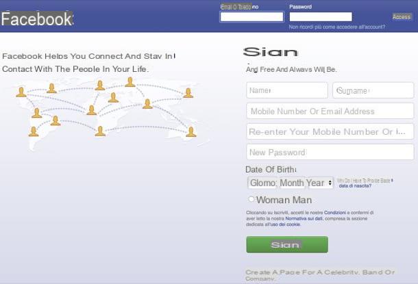 How to create Facebook profile