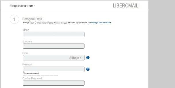 How to create a second email address with Libero