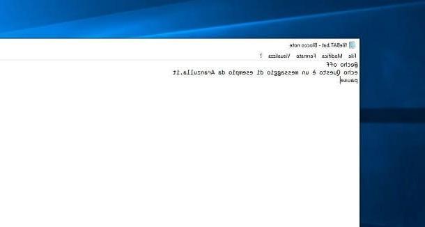 Cómo crear un archivo BAT