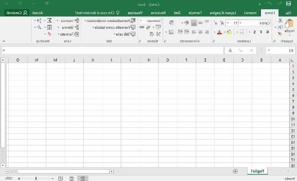 How to create an Excel sheet