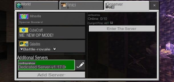 How to create Minecraft servers