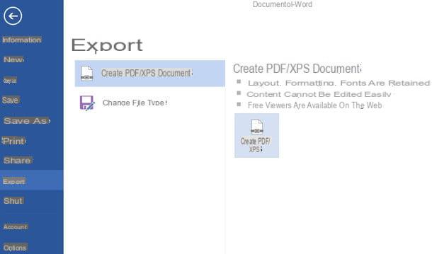 How to create PDF from Word