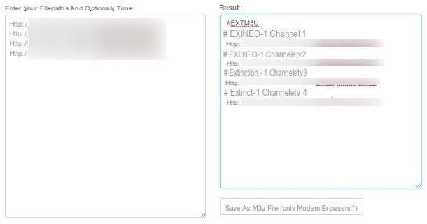 Cómo crear una lista de IPTV