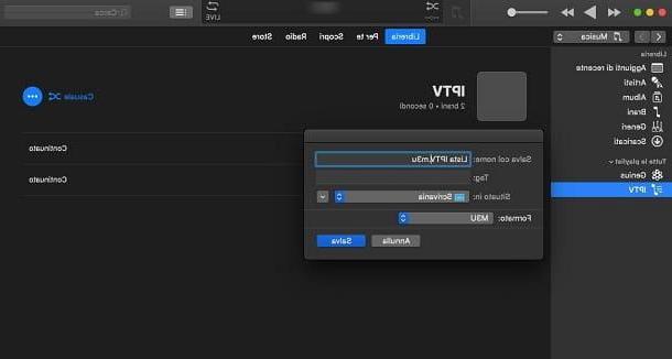 Como vou criar uma lista de IPTV?