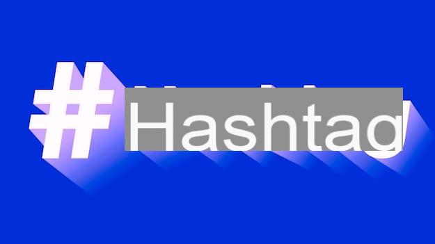 Como criar uma hashtag