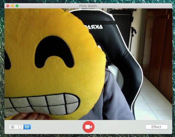 Como gravar vídeo com a webcam do Mac