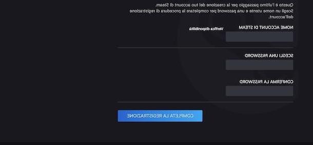 How to create a Steam account