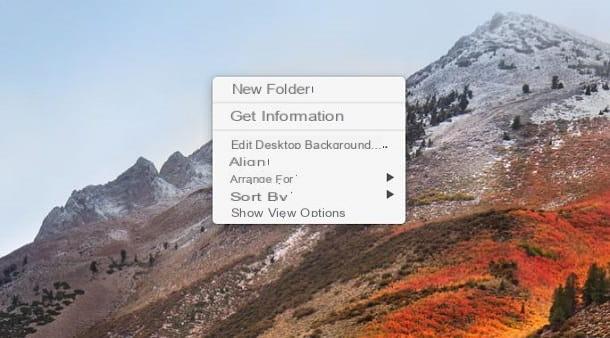 How to create a folder on Mac