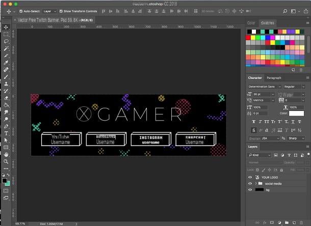 How to create a Twitch banner