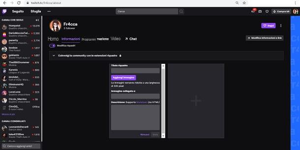 How to create a Twitch banner
