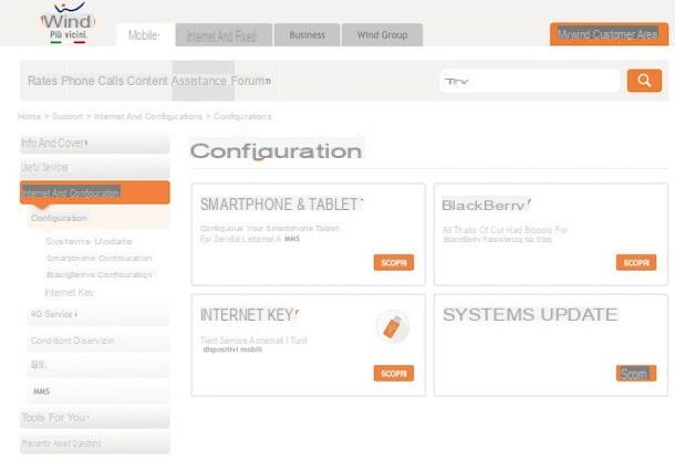 How to configure Wind