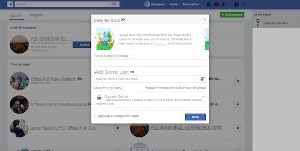 Cómo crear un grupo en Facebook