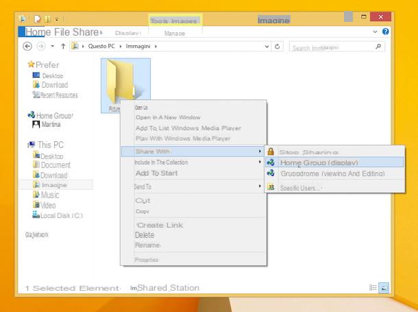 How to create shared folder