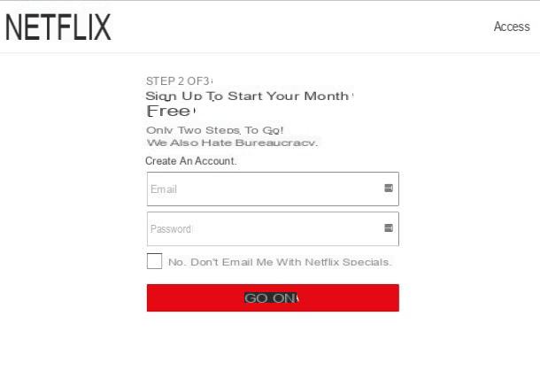 How to create Netflix accounts