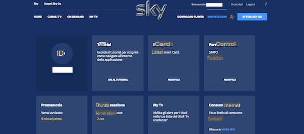 How to register on Sky