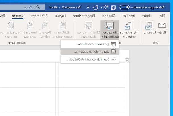 How to create labels with Word
