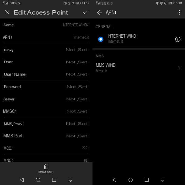 How to configure Internet Wind