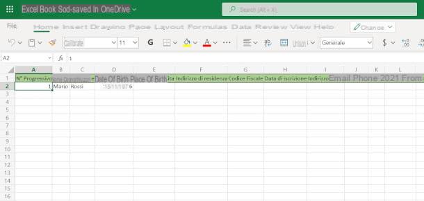 Cómo crear un registro de miembros con Excel