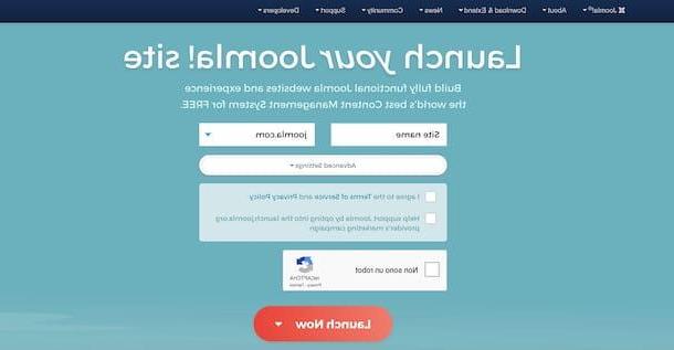 Como criar um site com Joomla