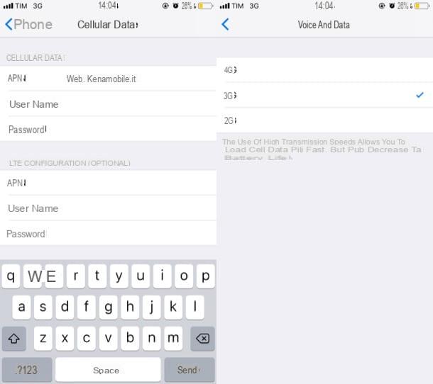 Comment configurer Kena Mobile